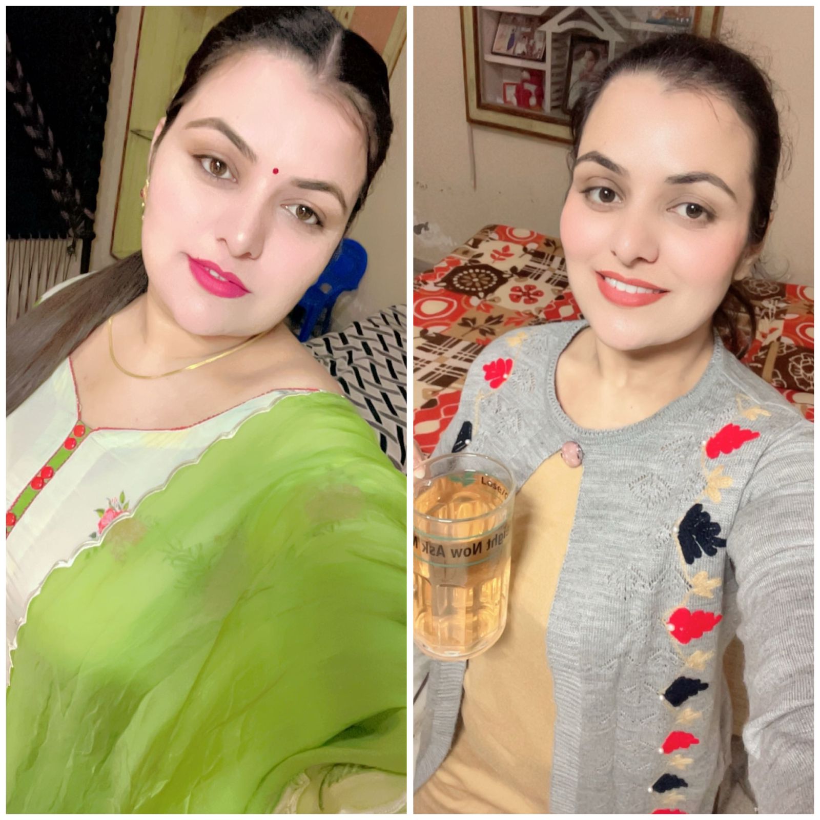 Face and body transformation after herbal course